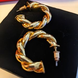 Twisted hoop Earrings